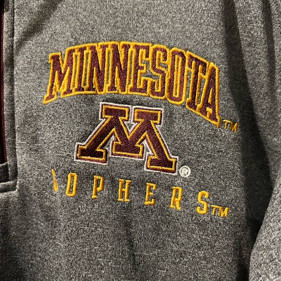 Minnesota Gophers Champion Quarter Zip Hoodie - Picture 2 of 4